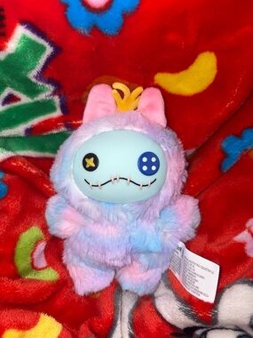 Disney Stitch snow cone swirl 5 inch plush purple blue clip NEW QUICK SHIP